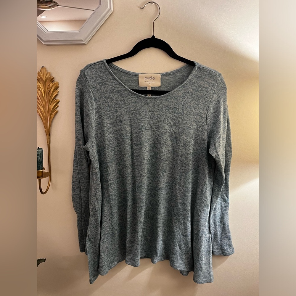 Blue tunic top